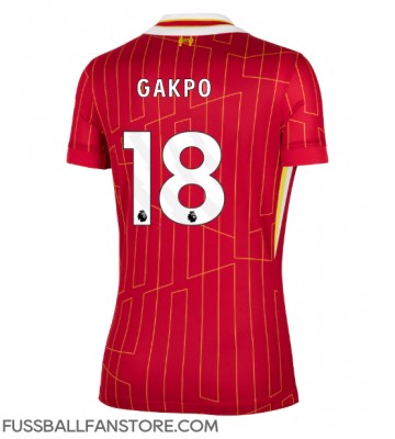 Liverpool Cody Gakpo #18 Replik Heimtrikot Damen 2024-25 Kurzarm